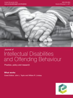 cover image of Journal of Intellectual Disabilities and Offending Behaviour, Volume 8, Number 3